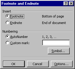 how to do endnotes in word genererate
